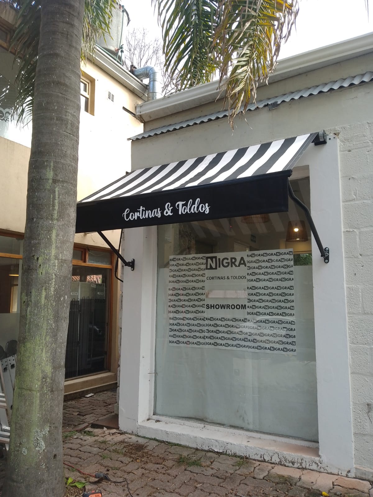 Toldo punto recto instalado - trabajo 8