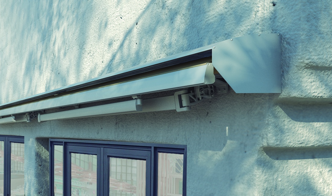 Cubretoldo de aluminio para toldo brazo invisible