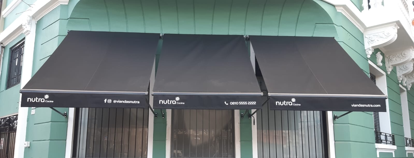 Toldo punto recto instalado - trabajo 7